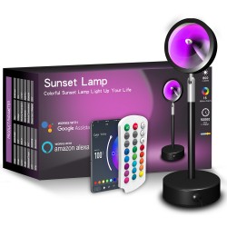 Проекционная светодиодная лампа Sunset INSPIRE RGB LXY-462 10W Bluetooth