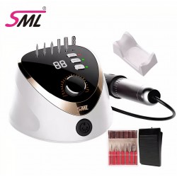 Фрезер для маникюра SML Nail Sander M12 с педалью, белый